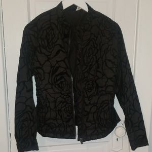 Black on black jacket Fabletics size S